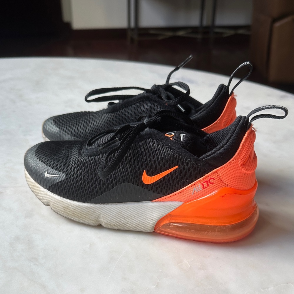 Nike Kids Sneakers Black and Orange